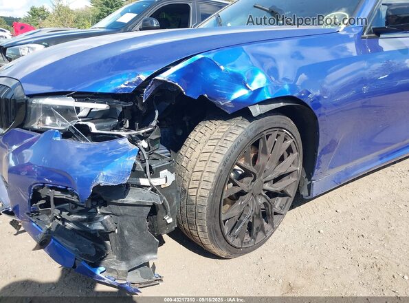 WBA5R7C02LFJ31901 2020 BMW 3 SERIES Blue Դիմացի տեսք