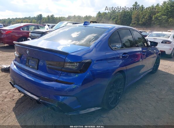 WBA5R7C02LFJ31901 2020 BMW 3 SERIES Blue Հետևի աջ