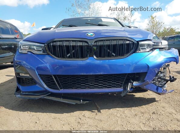 WBA5R7C02LFJ31901 2020 BMW 3 SERIES Blue 