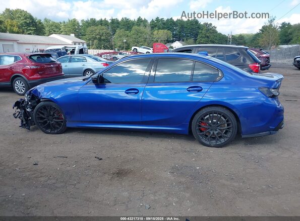 WBA5R7C02LFJ31901 2020 BMW 3 SERIES Blue Սալոնի 360 աստիճան տեսք