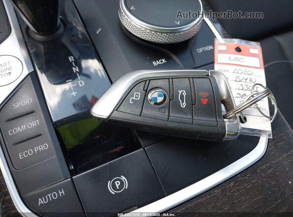 WBA5R7C02LFJ31901 2020 BMW 3 SERIES Blue Առջևի վահանակի տեսք