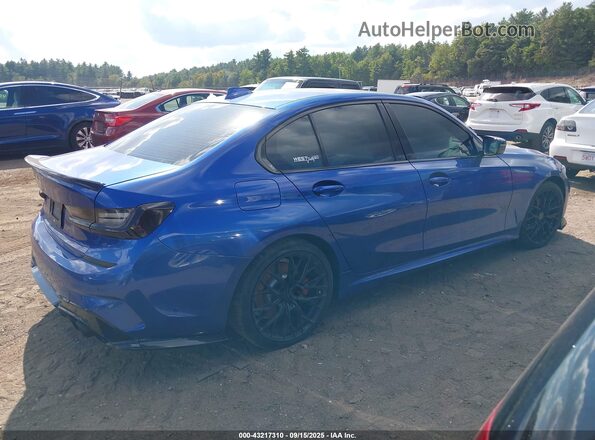 WBA5R7C02LFJ31901 2020 BMW 3 SERIES Blue Սալոնի հետևի տեսք