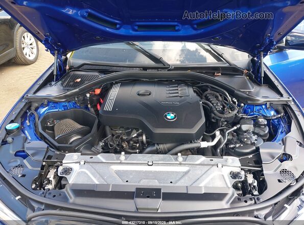 WBA5R7C02LFJ31901 2020 BMW 3 SERIES Blue Հետևի տեսք