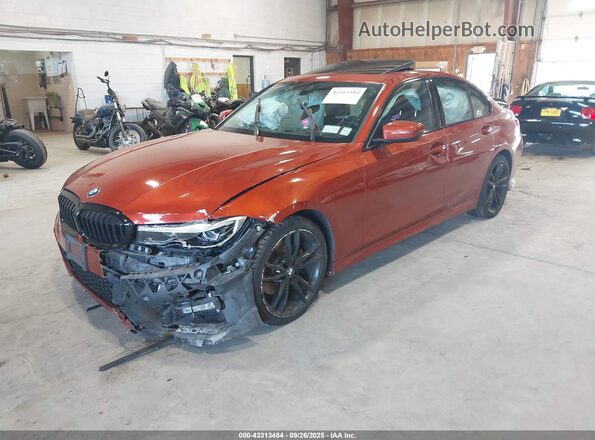 WBA5R7C04LFJ05350 2020 BMW 3 SERIES Orange Front left