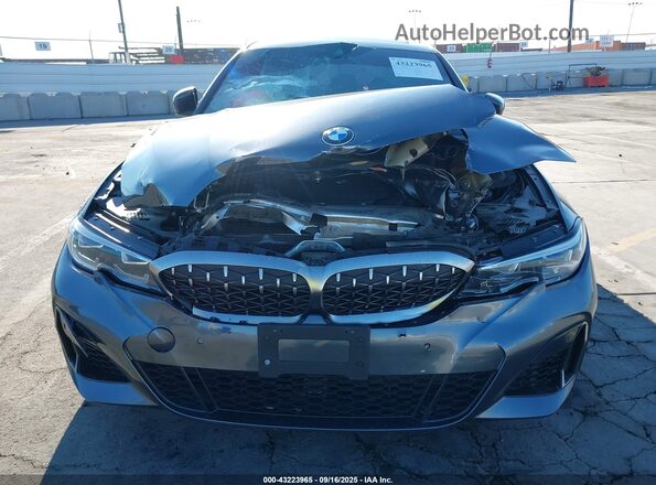 WBA5U7C01LFH31200 2020 BMW 3 SERIES Gray Առջևի վահանակի տեսք