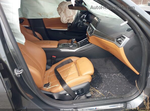 WBA5U7C02LFH68689 2020 BMW 3 SERIES Gray Widok wnętrza z przodu
