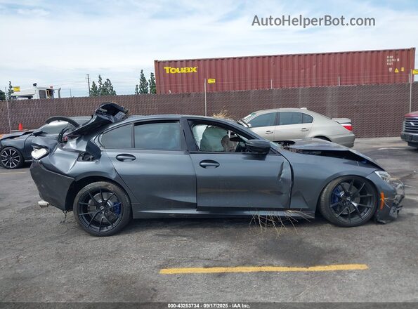WBA5U7C02LFH68689 2020 BMW 3 SERIES Gray Widok zestawu wskaźników