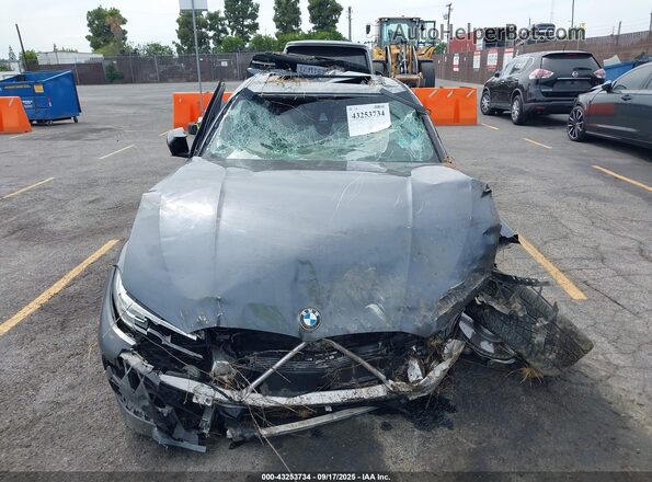 WBA5U7C02LFH68689 2020 BMW 3 SERIES Gray Widok deski rozdzielczej