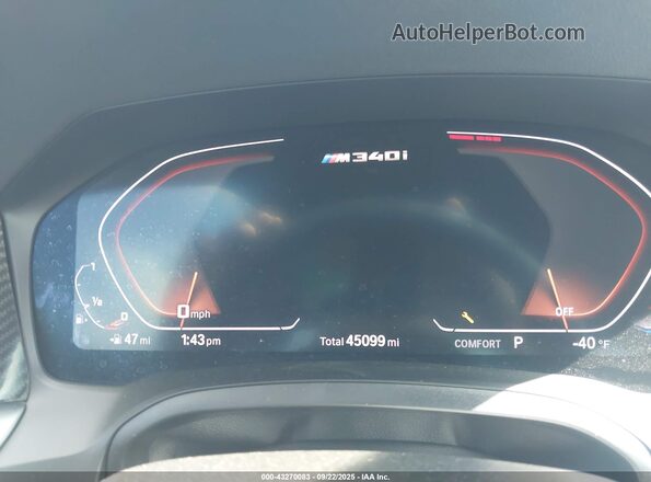 WBA5U7C06NFM32494 2022 BMW 3 SERIES White Հետևի նստատեղերի տեսք