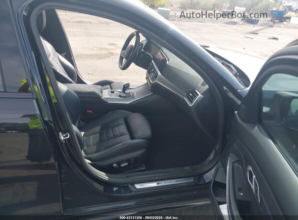 WBA5U9C02LFH41942 2020 BMW 3 SERIES Black Front interior view
