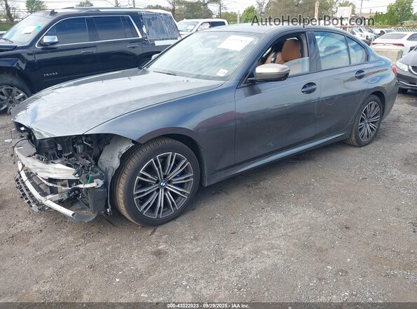 WBA5U9C03LFH79549 2020 BMW 3 SERIES Черный Передняя левая четверть