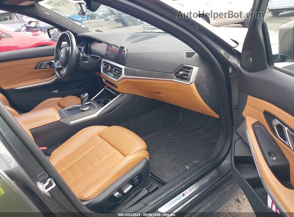 WBA5U9C03LFH79549 2020 BMW 3 SERIES Черный Вид салона спереди
