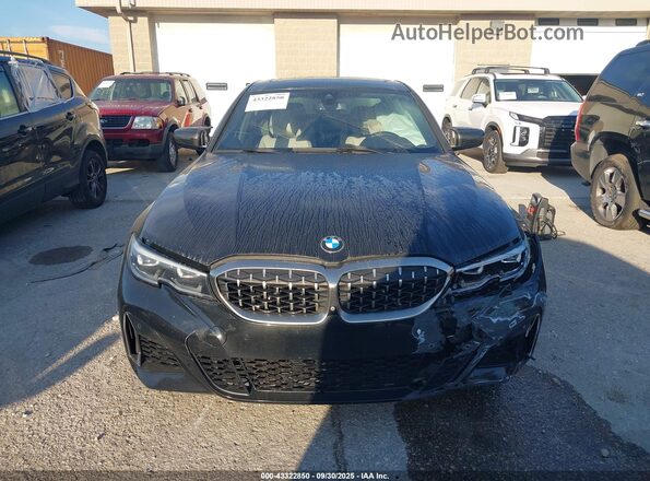 WBA5U9C0XLA380194 2020 BMW 3 SERIES Black Вид щитка приладів
