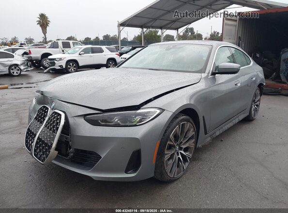 WBA63AV00RFR97735 2024 BMW 4 SERIES Gray Առջևի ձախ երեք քառորդ տեսարան