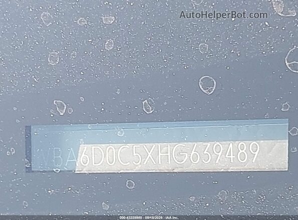 WBA6D0C5XHG639489 2017 BMW 6 SERIES White 