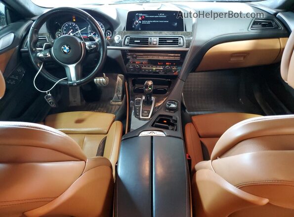 WBA6D6C53GGF94805 2016 BMW 6 SERIES Black Vista del salpicadero
