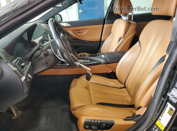 WBA6D6C53GGF94805 2016 BMW 6 SERIES Black Vista interior delantera