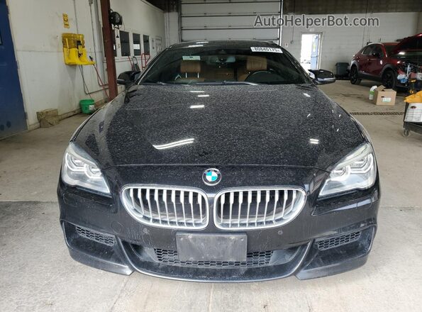 WBA6D6C53GGF94805 2016 BMW 6 SERIES Black Vista frontal
