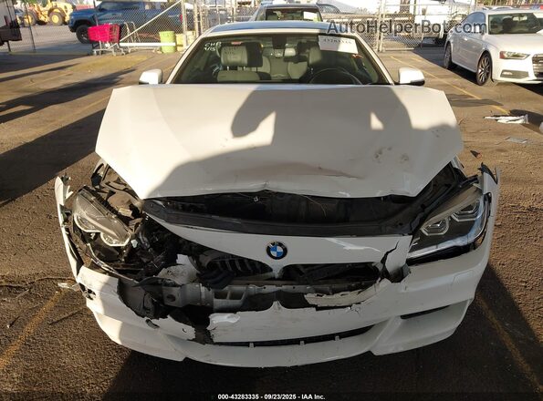 WBA6H1C37HD933149 2017 BMW 6 SERIES White ხელსაწყოთა პანელის ხედი