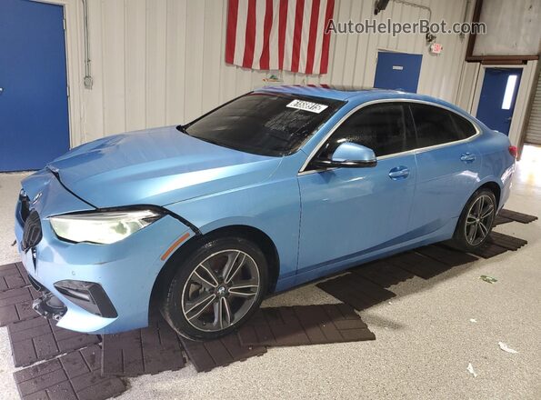WBA73AK00M7H46020 2021 BMW 2 SERIES Blue Widok wnętrza 360 stopni