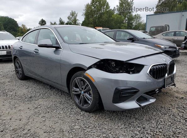 WBA73AK03N7K44729 2022 BMW 2 SERIES Gray Delantero derecho