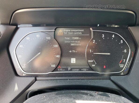 WBA73AK0XM7G59533 2021 BMW 7 SERIES Blue Սարքավորումների վահանակի տեսք