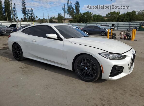 WBA73AP09MCG01736 2021 BMW 4 SERIES White Przód prawy