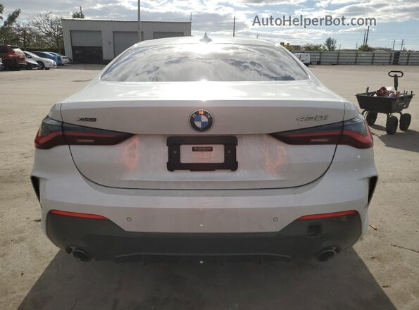 WBA73AP09MCG01736 2021 BMW 4 SERIES White Widok z tyłu