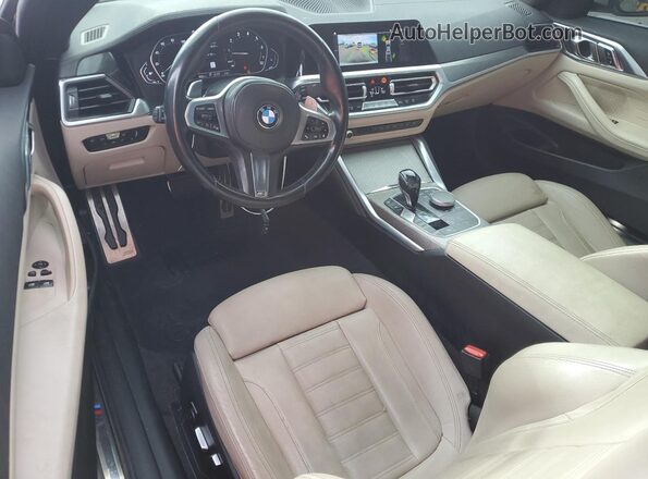 WBA73AP09MCG01736 2021 BMW 4 SERIES White Widok deski rozdzielczej