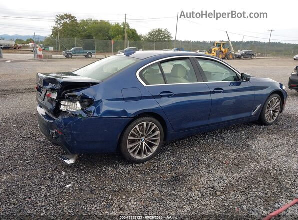 WBA73BJ06PWY20572 2023 BMW 5 SERIES Blue Trasero derecho