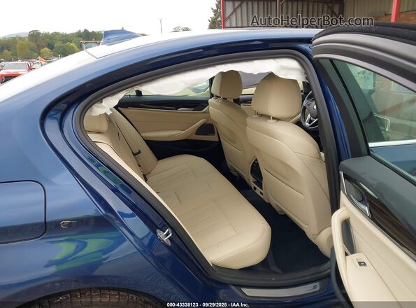 WBA73BJ06PWY20572 2023 BMW 5 SERIES Blue Vista de la etiqueta del VIN