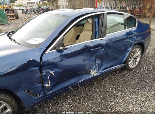 WBA73BJ06PWY20572 2023 BMW 5 SERIES Blue Vista frontal