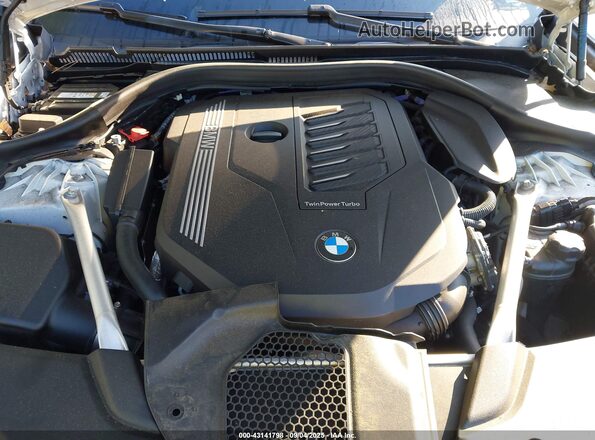 WBA73BJ09MWX25421 2021 BMW 5 SERIES White Rear view