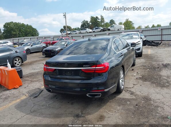 WBA7E2C58KB216573 2019 BMW 7 SERIES Black Trasero derecho