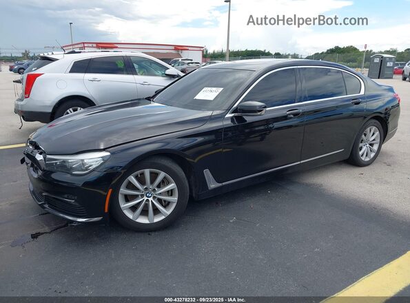 WBA7E2C5XJG742365 2018 BMW 7 SERIES Black Передня ліва чверть