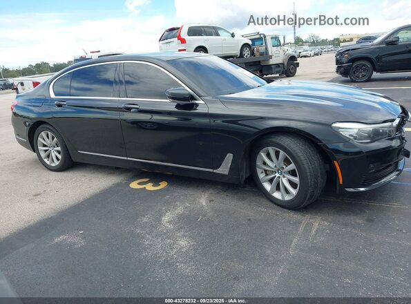 WBA7E2C5XJG742365 2018 BMW 7 SERIES Black Вид задньої частини салону