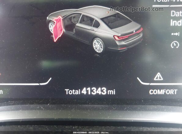WBA7T2C00LCD27126 2020 BMW 7 SERIES Silver Вид задніх сидінь