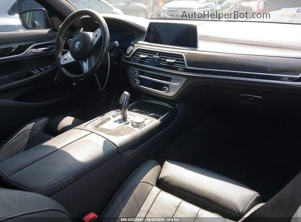 WBA7T2C05LCD02254 2020 BMW 7 SERIES Black Вид салону спереду