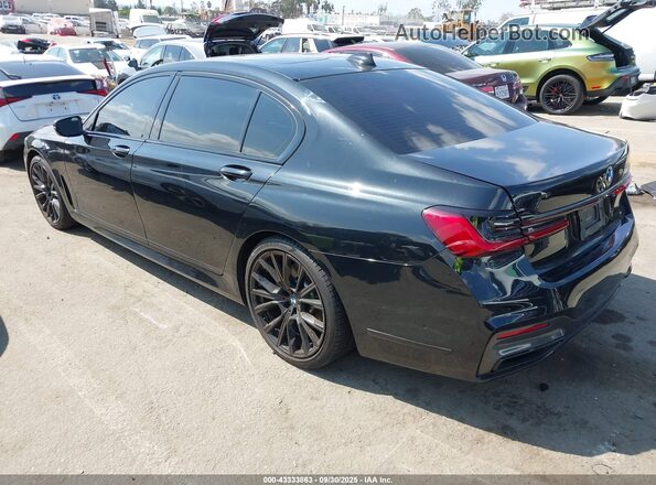 WBA7T2C05LCD02254 2020 BMW 7 SERIES Black Задня ліва чверть