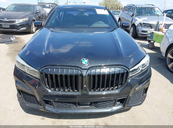 WBA7T2C05LCD02254 2020 BMW 7 SERIES Black Вид щитка приладів