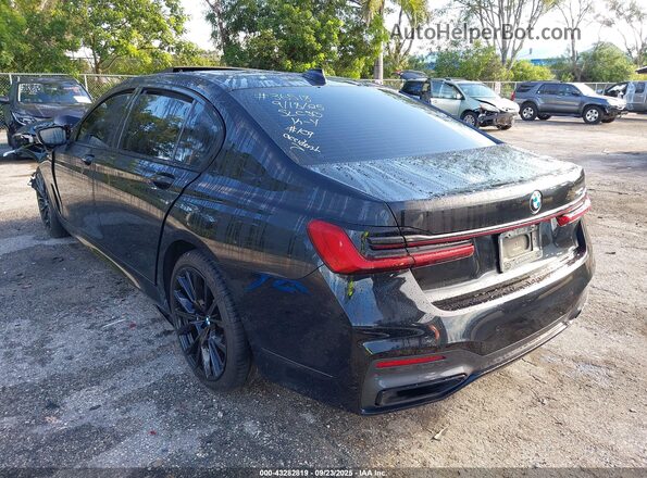 WBA7T2C08NCH17992 2022 BMW 7 SERIES Black Trasero izquierdo