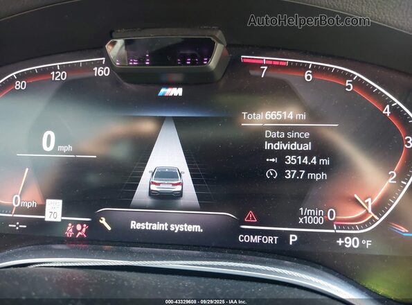 WBA7T2C09LCD15654 2020 BMW 7 SERIES Черный Вид задних сидений