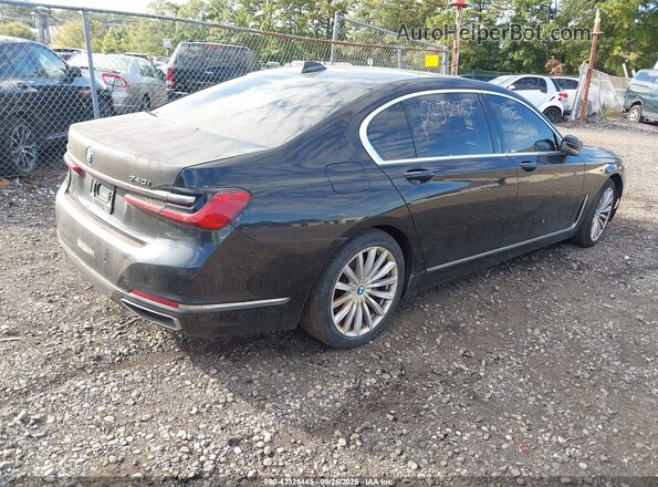 WBA7T4C01MCE47451 2021 BMW 7 SERIES Черный Задняя правая четверть