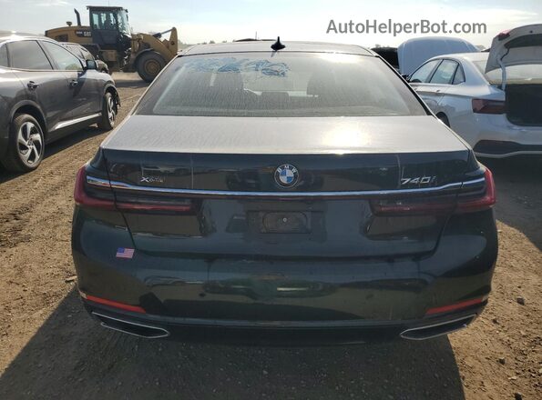 WBA7T4C02NCH98385 2022 BMW 7 SERIES Black Widok z tyłu