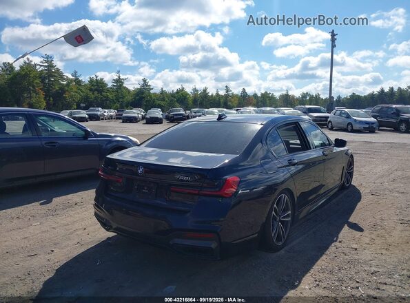 WBA7U2C00NCG91224 2022 BMW 7 SERIES Черный Задняя правая четверть