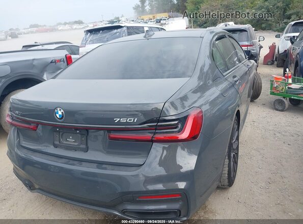 WBA7U2C06MCF87366 2021 BMW 7 SERIES Gray Задня права чверть
