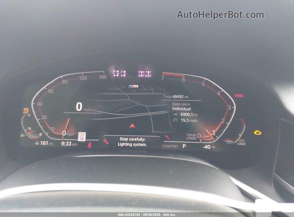 WBA7U2C08LGM27610 2020 BMW 7 SERIES Black Vista de los asientos traseros