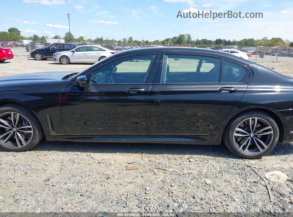 WBA7U2C08MCF01474 2021 BMW 7 SERIES Black Սալոնի 360 աստիճան տեսք