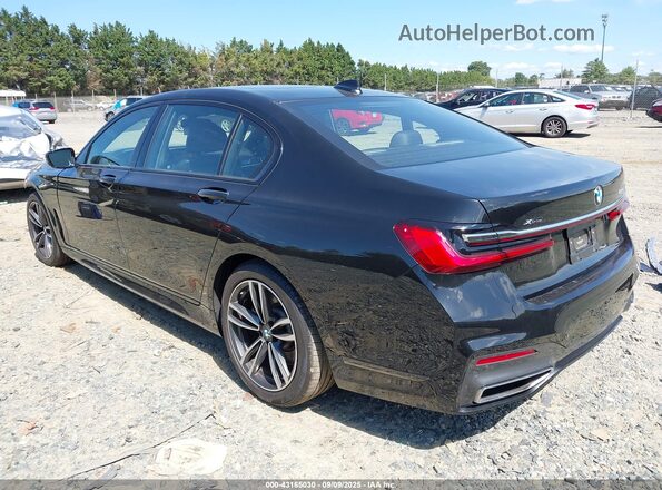 WBA7U2C08MCF01474 2021 BMW 7 SERIES Black Հետևի ձախ