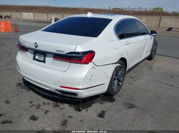 WBA7U2C0XMCF54323 2021 BMW 7 SERIES White Rear right